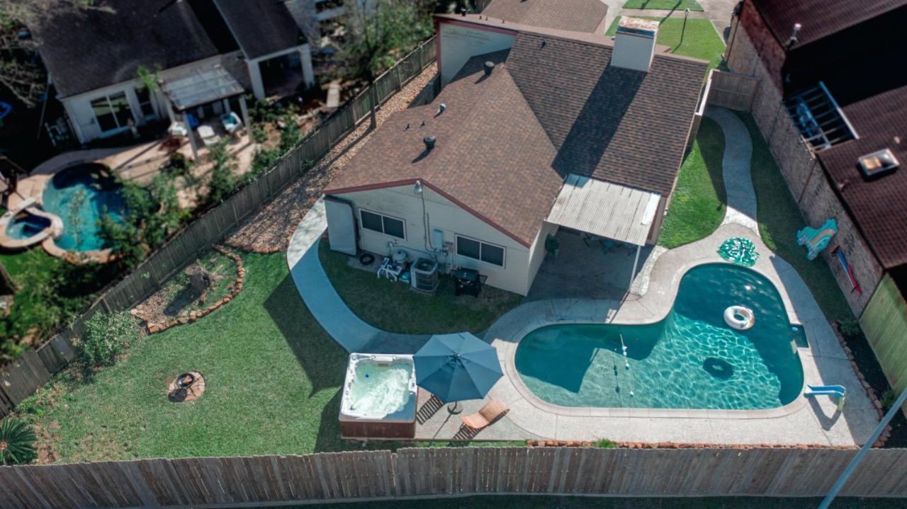 1976Houstongem Luminous Pvtpool & Hottub Dt20Mins For Lrg Families 6Beds 2Bath Villa Екстериор снимка