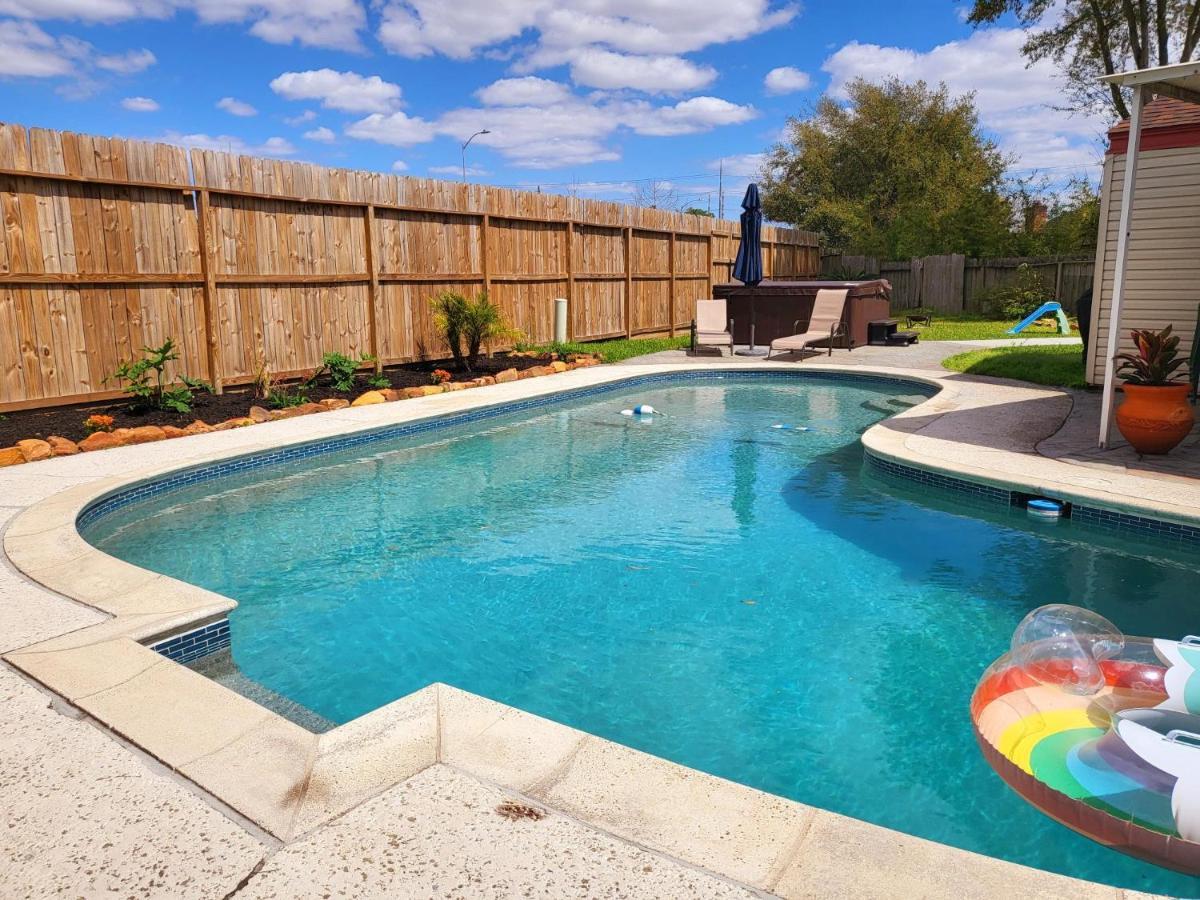 1976Houstongem Luminous Pvtpool & Hottub Dt20Mins For Lrg Families 6Beds 2Bath Villa Екстериор снимка