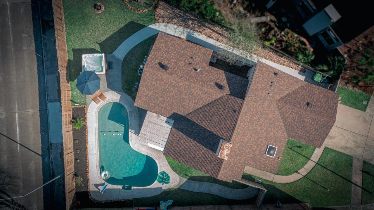1976Houstongem Luminous Pvtpool & Hottub Dt20Mins For Lrg Families 6Beds 2Bath Villa Екстериор снимка